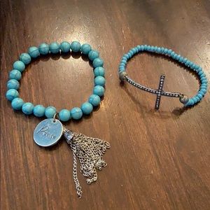 Turquoise bracelet set